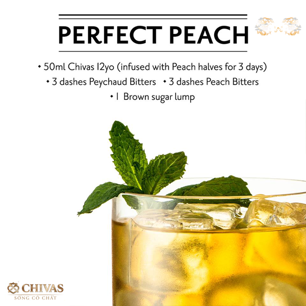 Cocktail-Chivas-12=Perfect-Peach cocktail-voi-chivas12-perfect-peach