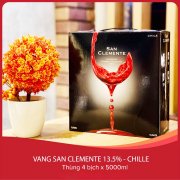 VANG CHILE SAN CLEMENTE HỘP 5 LÍT