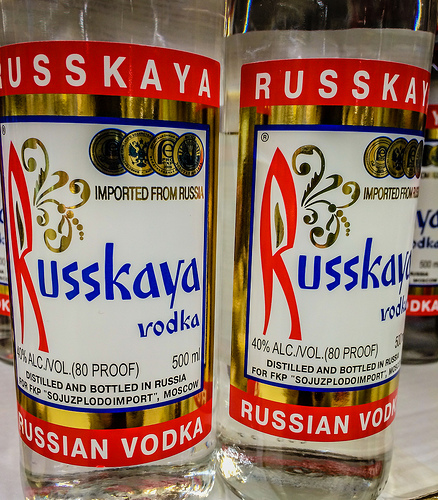 vodka russkaya Đai-diện