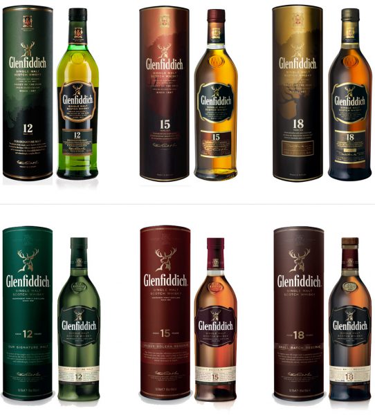 glenfiddich bottles-chai-mới