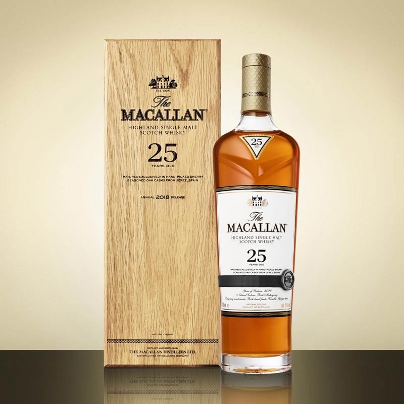 macallan 25yo sherry oak 2018