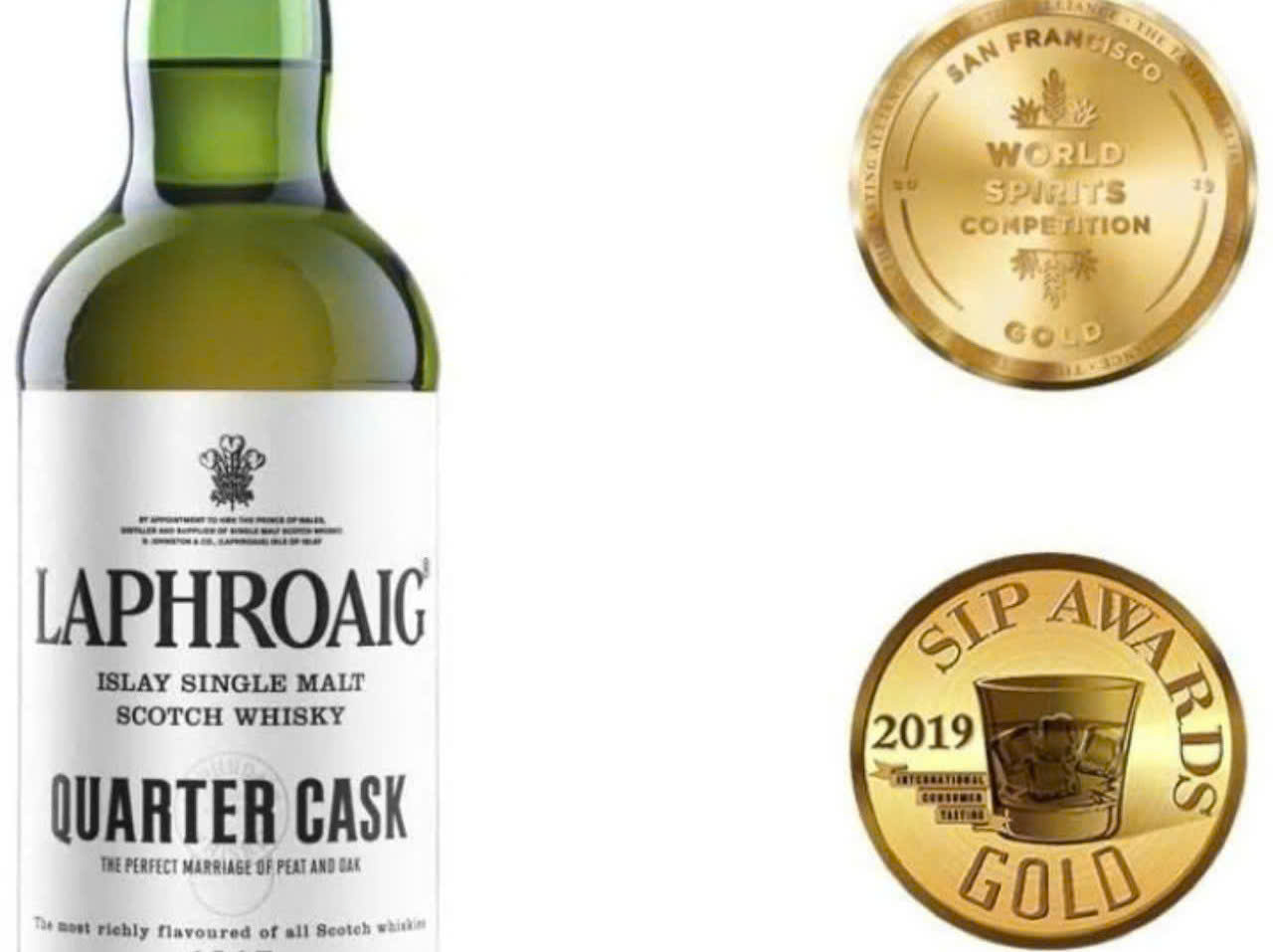 Laphroaig-Quarter-Cask-va-cac-giai-Quoc-te