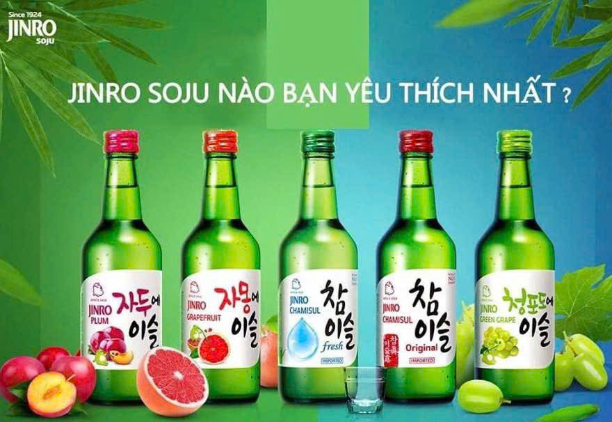 Soju jinro-cac-loai-tai-Viet-Nam