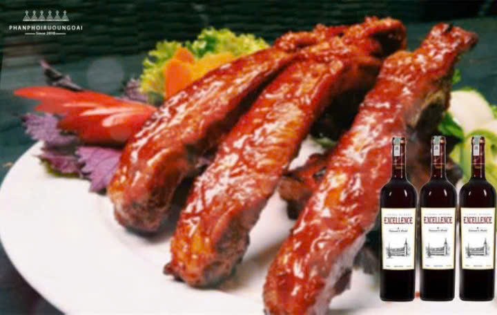 Thuong-thuc-suon-nuong-va-Vang-excellence-red-wine-750-ml