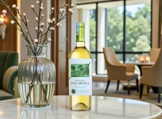 Trung-bay-Casa-Palmera-Sauvignon-Blanc-trang