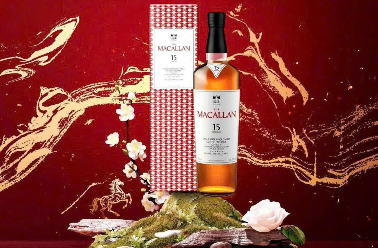 Trung-bay-Macallan-15-Year-Old-Double-Cask-700ml-43do