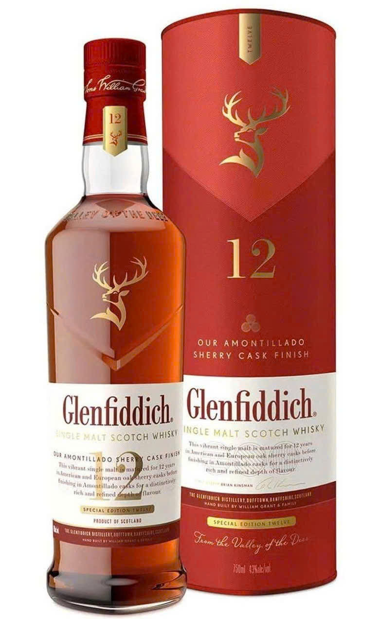 glenfiddich 12yo sherry cask finish-700-ml